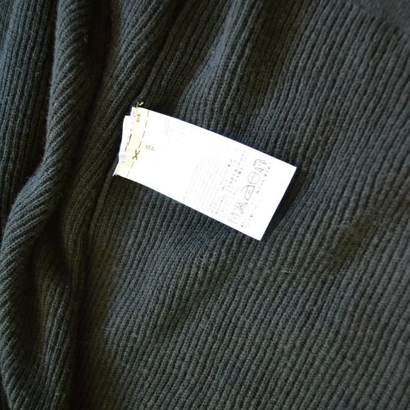Banana Republic Waterfall Ribbed Knit Black Open Cardigan Size Small - Picture 5 of 6